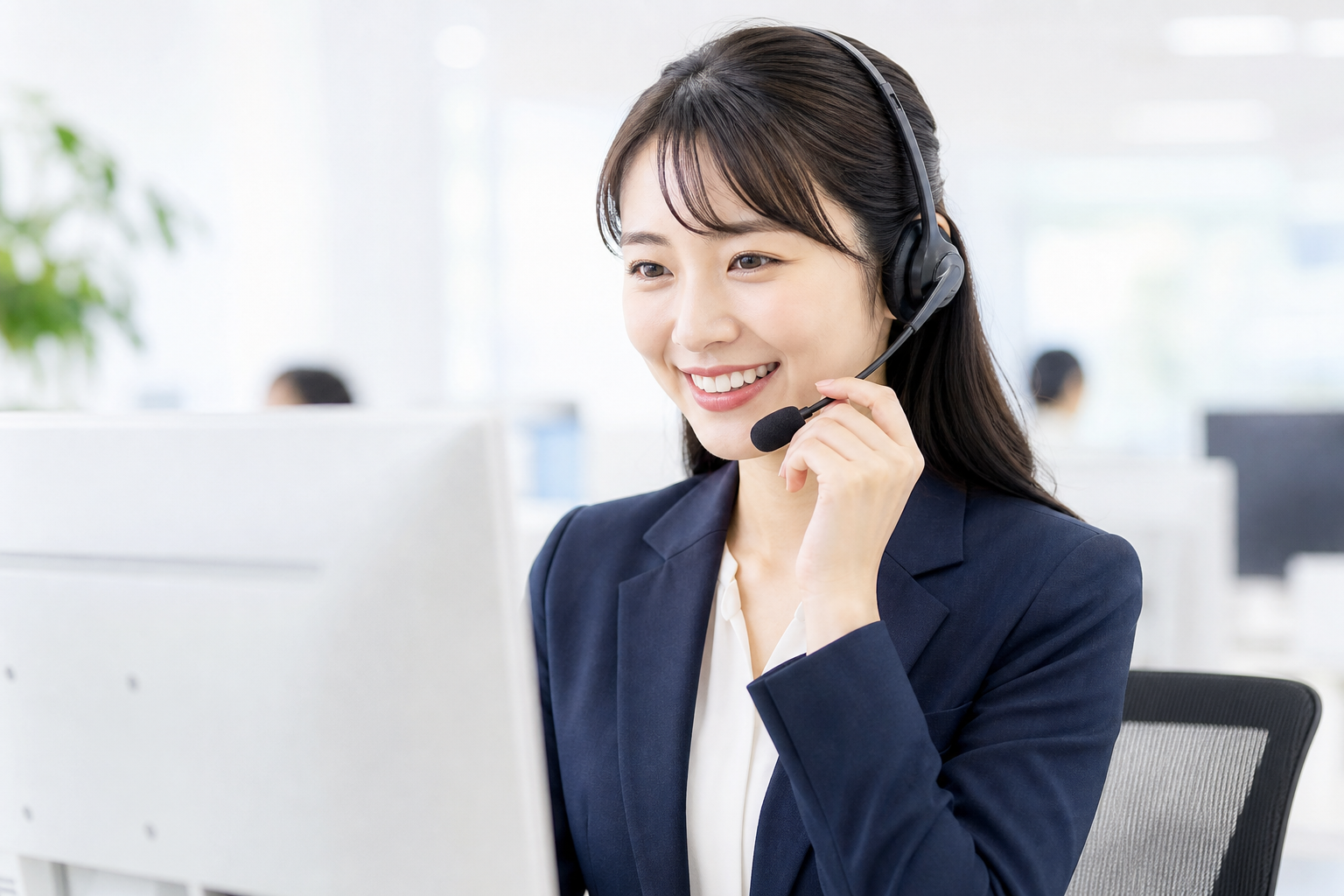 ネットショップの電話代行サービスのオペレーター