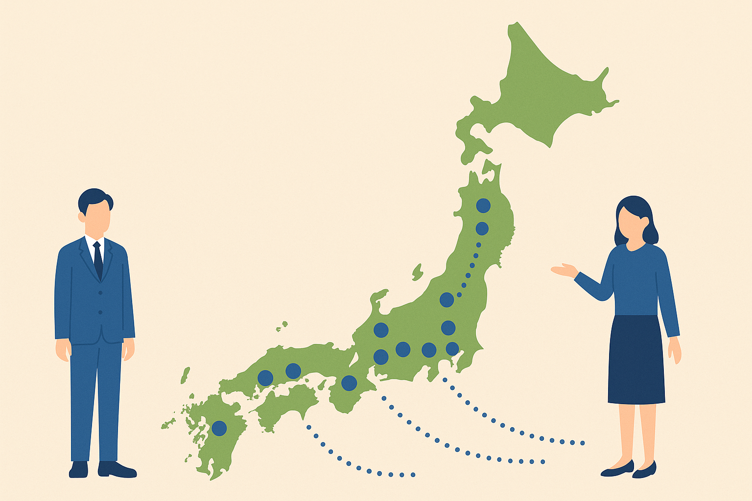 ワンストップビジネスセンターの全国展開イメージ