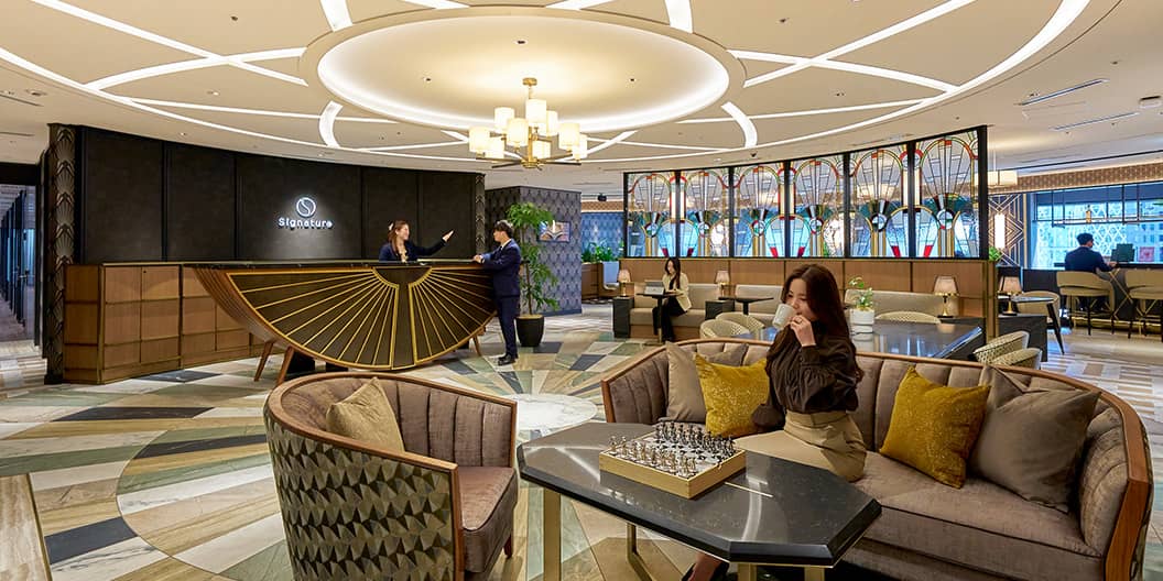 Signature新宿アイランドタワーの受付サービス
