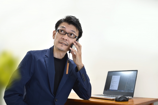電話する個人事業主